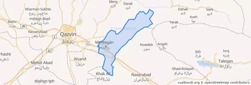 Mapa de ubicacion de حصارخروان.