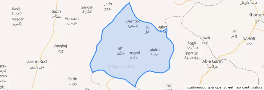 Mapa de ubicacion de حصارولیعصر.