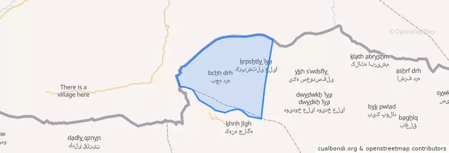 Mapa de ubicacion de حصارچه.