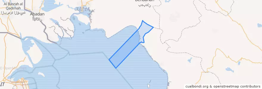 Mapa de ubicacion de دهستان حومه دیلم.