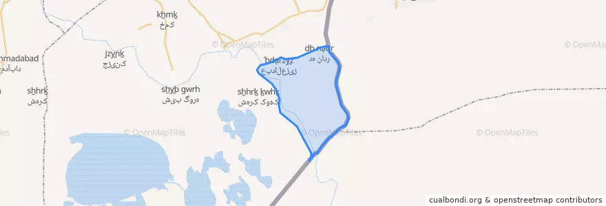 Mapa de ubicacion de خواجه احمد.