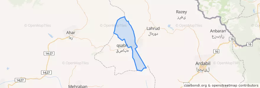 Mapa de ubicacion de دشت.