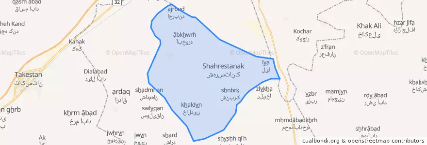 Mapa de ubicacion de دشتابی شرقی.