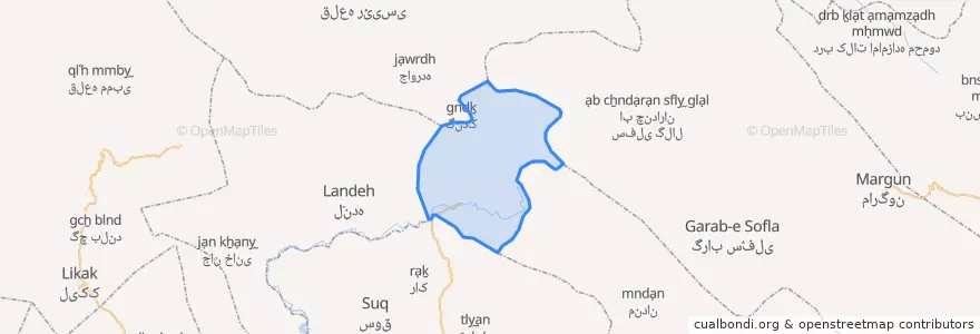 Mapa de ubicacion de دشمن زیاری.