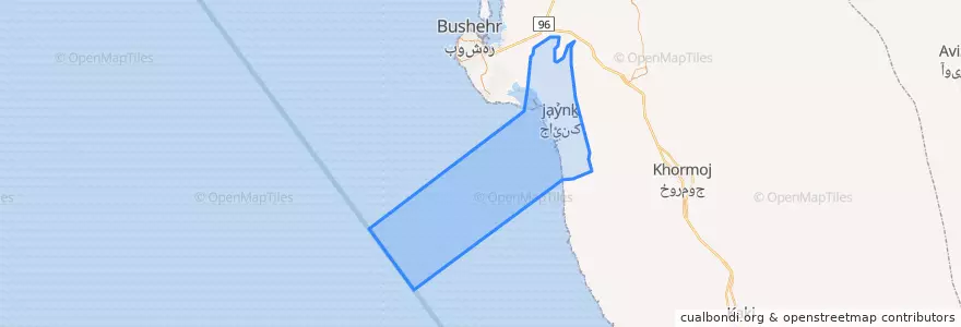 Mapa de ubicacion de دلوار.