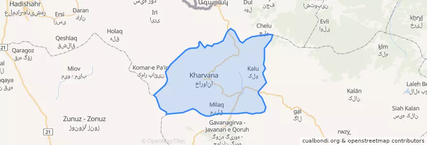 Mapa de ubicacion de دیزمارمرکزی.
