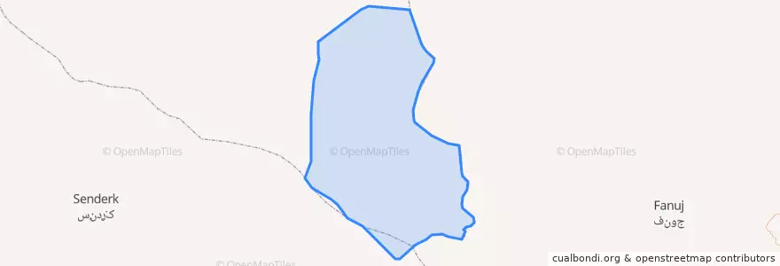 Mapa de ubicacion de رمشک.