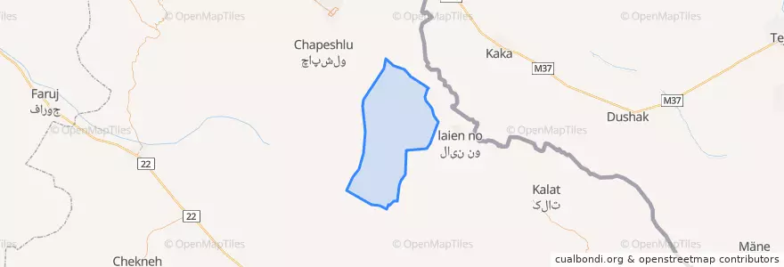 Mapa de ubicacion de زنگلانلو.