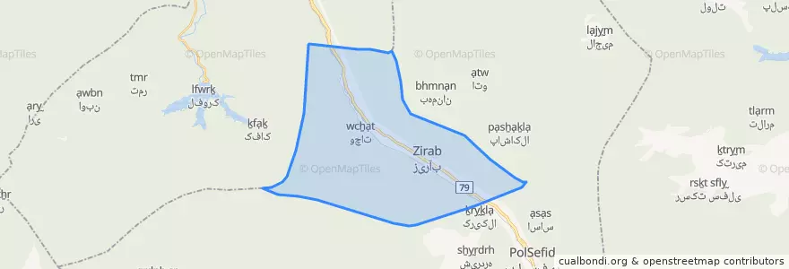 Mapa de ubicacion de سرخکلا.