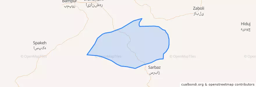 Mapa de ubicacion de سرکور.