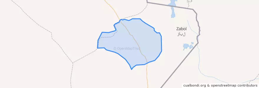 Mapa de ubicacion de سفیدابه.