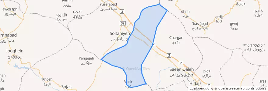 Mapa de ubicacion de سنبل آباد.