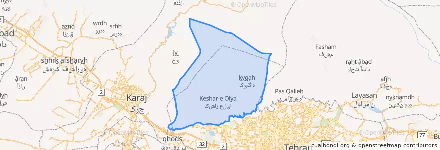 Mapa de ubicacion de سولقان.