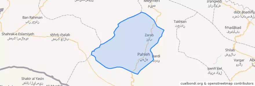 Mapa de ubicacion de سیدناصرالدین.