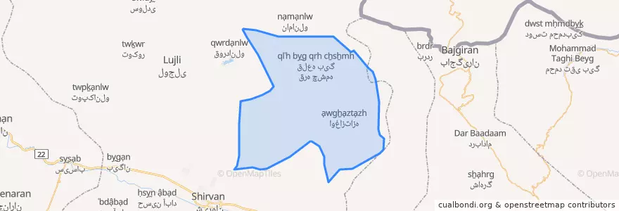 Mapa de ubicacion de سیوکانلو.
