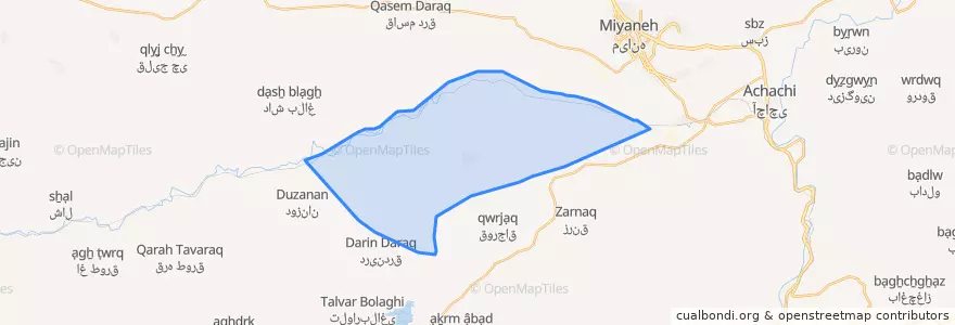 Mapa de ubicacion de شیخ درآباد.