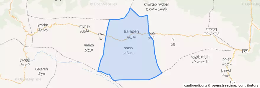Mapa de ubicacion de شیخ فضل الله نوری.