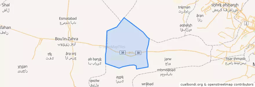Mapa de ubicacion de صحت آباد.