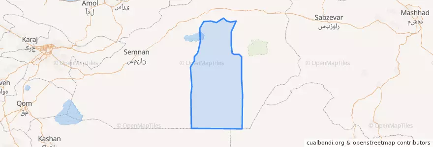 Mapa de ubicacion de طرود.