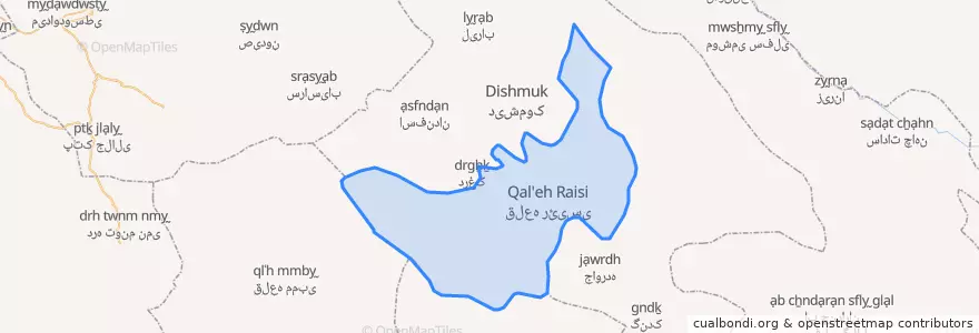Mapa de ubicacion de طیبی سرحدی غربی.