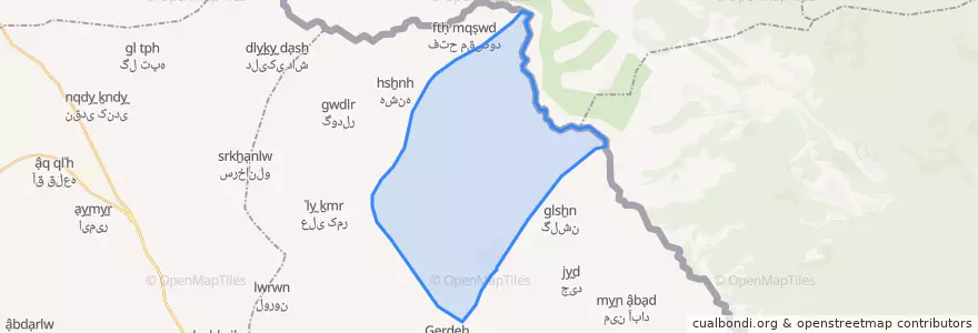 Mapa de ubicacion de عنبران.