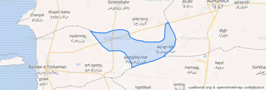 Mapa de ubicacion de فراغی.