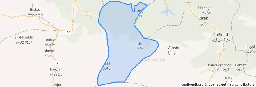 Mapa de ubicacion de فیروزجاه.