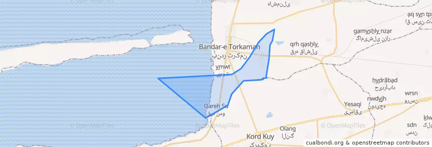 Mapa de ubicacion de قره سوغربی.