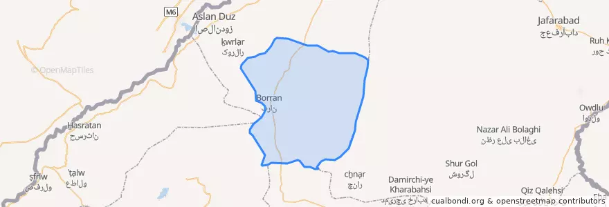 Mapa de ubicacion de قشلاق غربی.