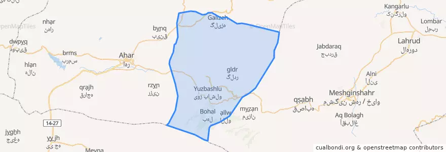 Mapa de ubicacion de قشلاق.