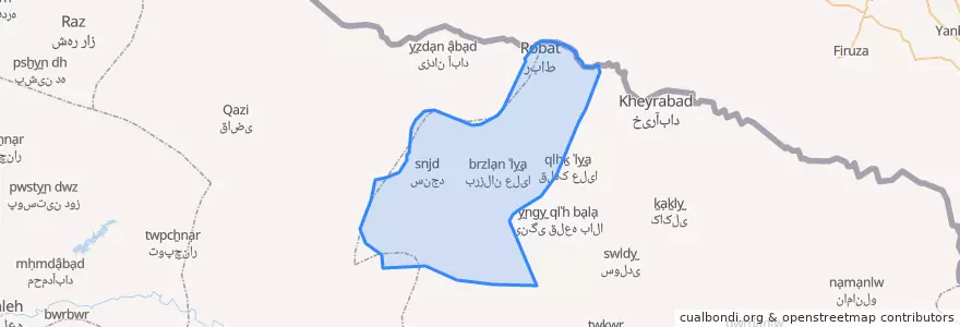 Mapa de ubicacion de قوشخانه پائین.