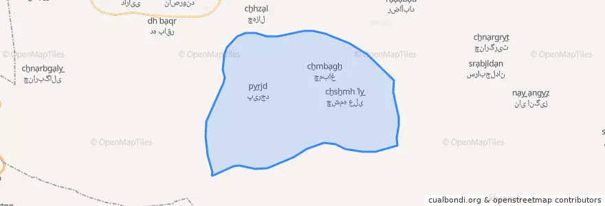 Mapa de ubicacion de کاکاشرف.