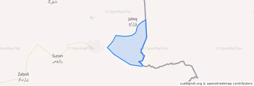 Mapa de ubicacion de کله گان.