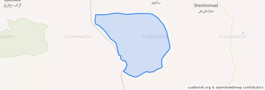 Mapa de ubicacion de کوه همائی.