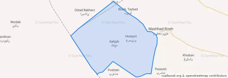 Mapa de ubicacion de کوهسنگی.