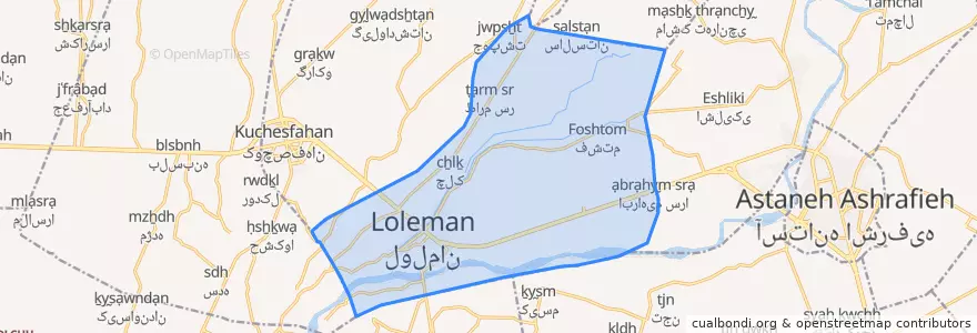 Mapa de ubicacion de لولمان.