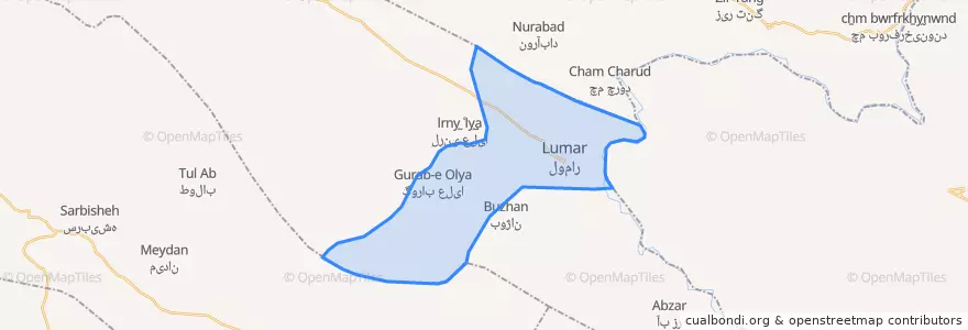 Mapa de ubicacion de لومار.