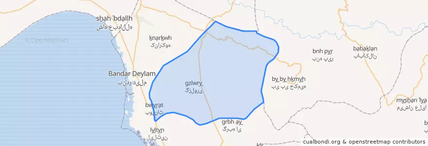 Mapa de ubicacion de لیراوی شمالی.