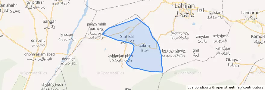 Mapa de ubicacion de مالفجان.