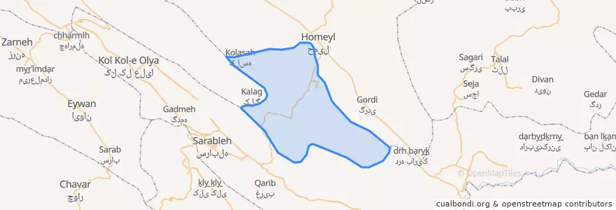 Mapa de ubicacion de منصوری.