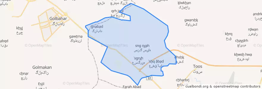 Mapa de ubicacion de میان ولایت.