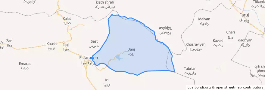 Mapa de ubicacion de میلانلو.