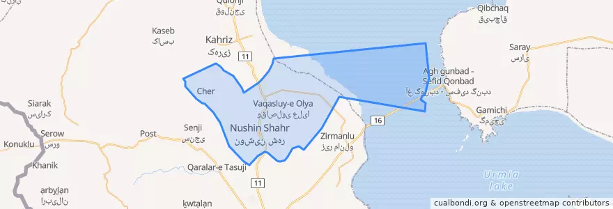 Mapa de ubicacion de نازلوشمالی.