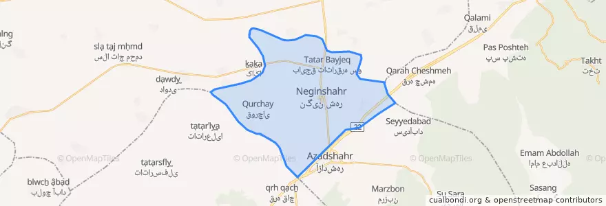 Mapa de ubicacion de نظام آباد.