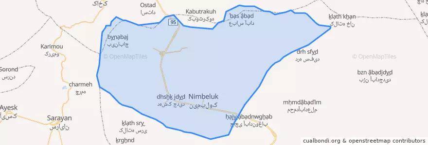 Mapa de ubicacion de نیمبلوک.