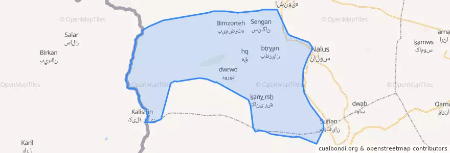 Mapa de ubicacion de هق.