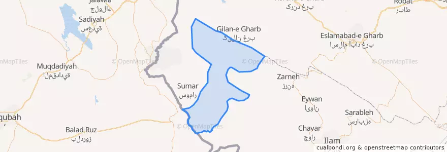 Mapa de ubicacion de ویژنان.