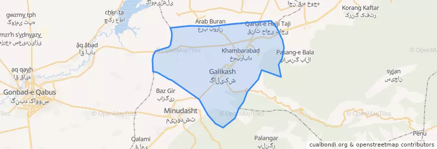 Mapa de ubicacion de ینقاق.