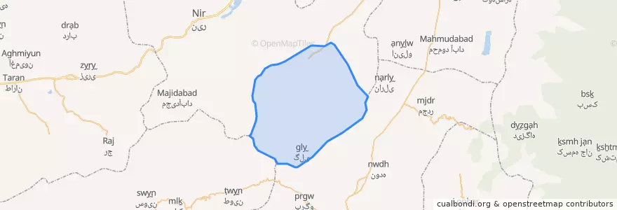 Mapa de ubicacion de یورتچی شرقی.