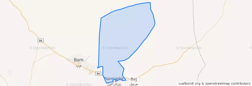 Mapa de ubicacion de دهستان پشت رود.